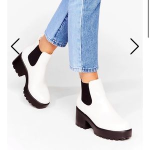 Platform Chunky Ankle Boots